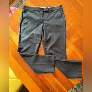 Theory Classic Black and Cream Trousers